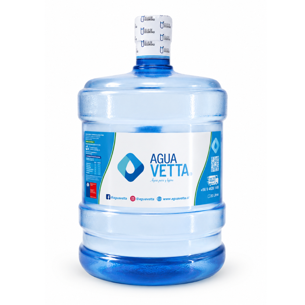 Bidon 12L con agua purificada